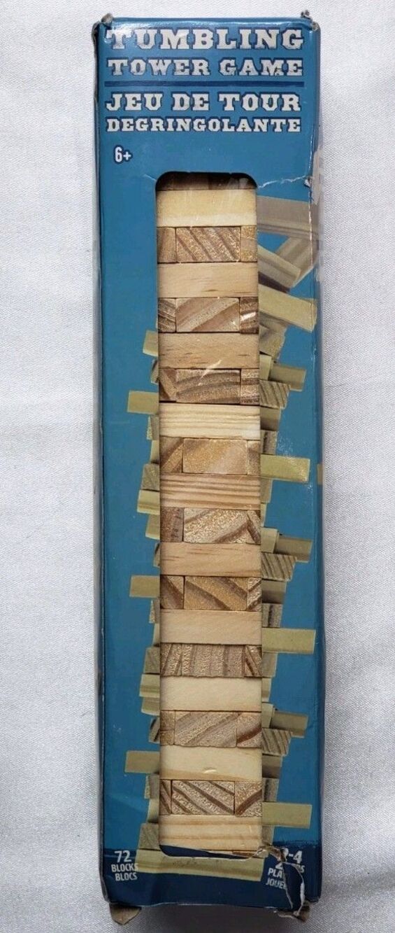 Greenbrier Tumbling Tower Game - 72 Pieces. Age Six And Up New In A Box.........